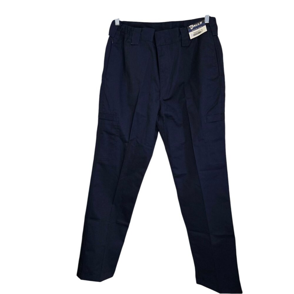 Galls Men's Navy Blue‎ Core Civic Trouser Straight Leg Elastic Waist Size 36 NWT